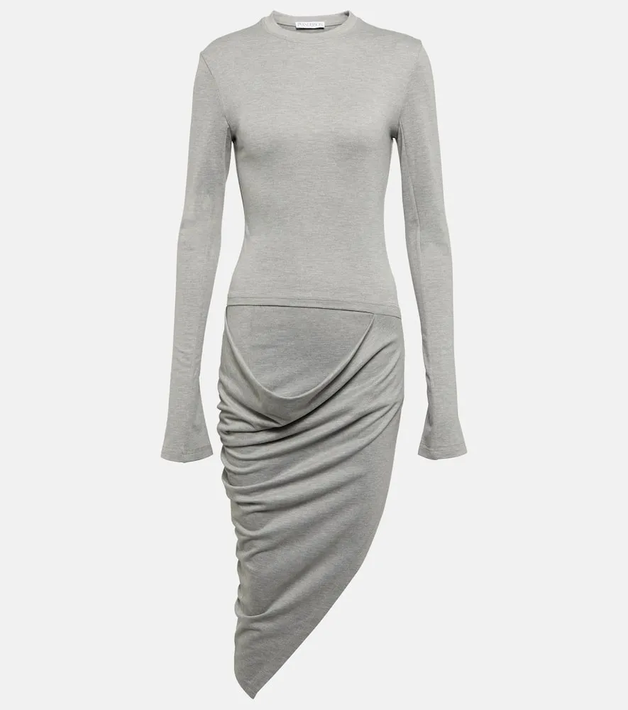 JW Anderson Draped jersey midi dress