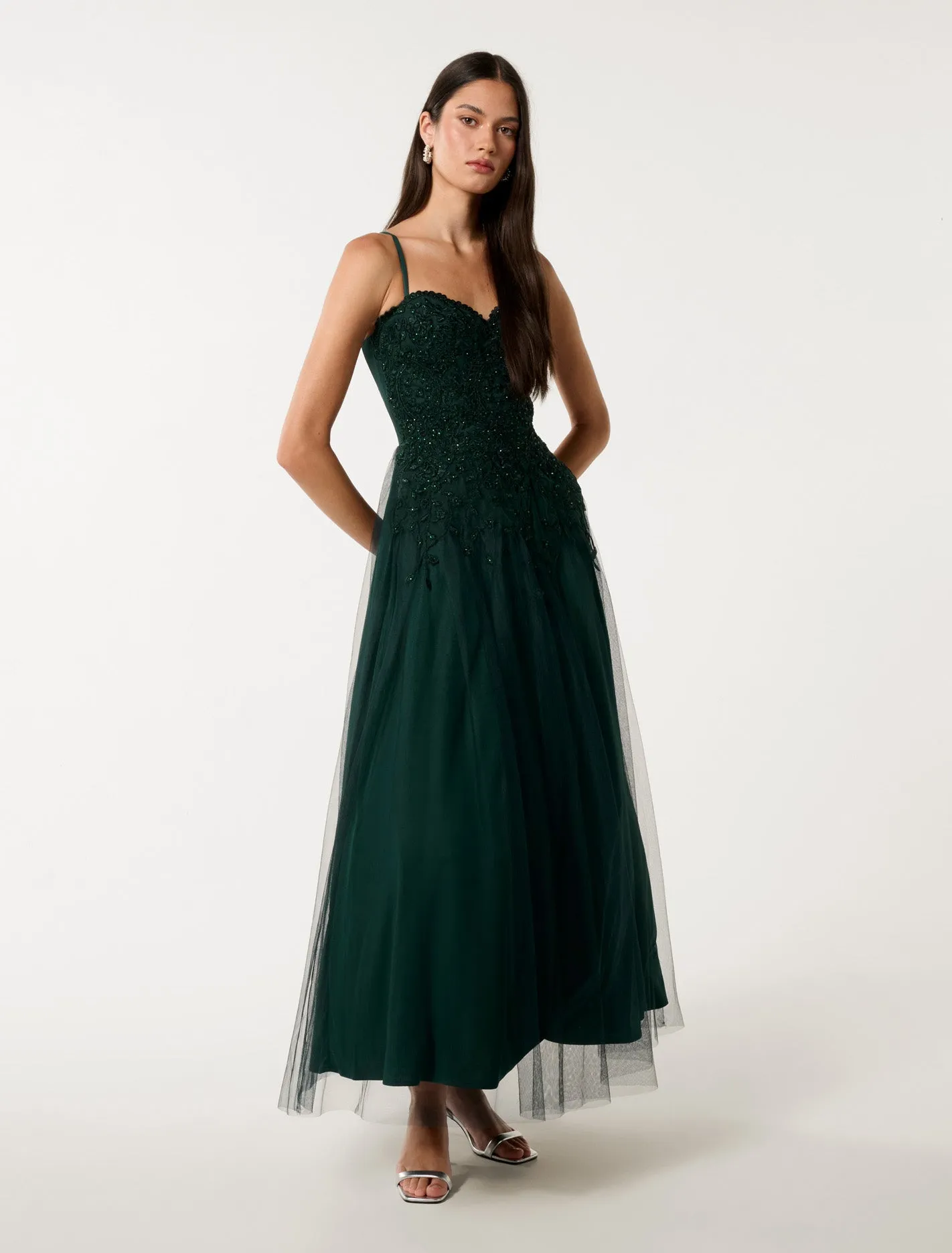Kaia Tulle Strappy Dress