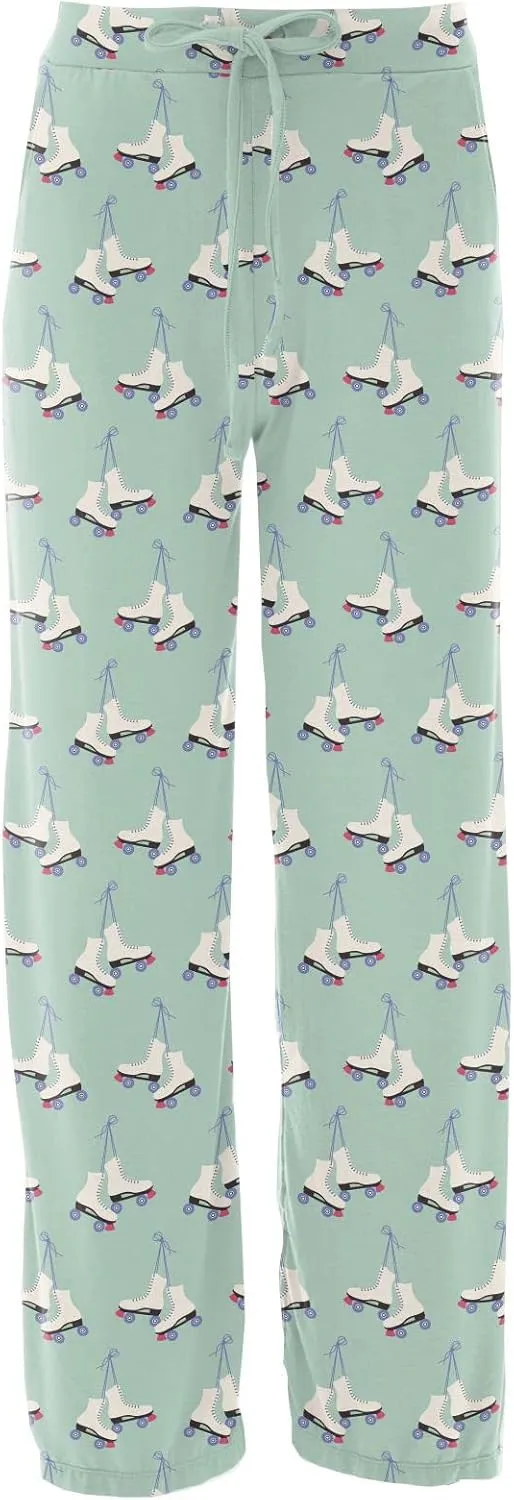 KICKEE Womens Print Lounge Pants, Extra Soft Viscose from Bamboo, Comfortable Loungewear for Women