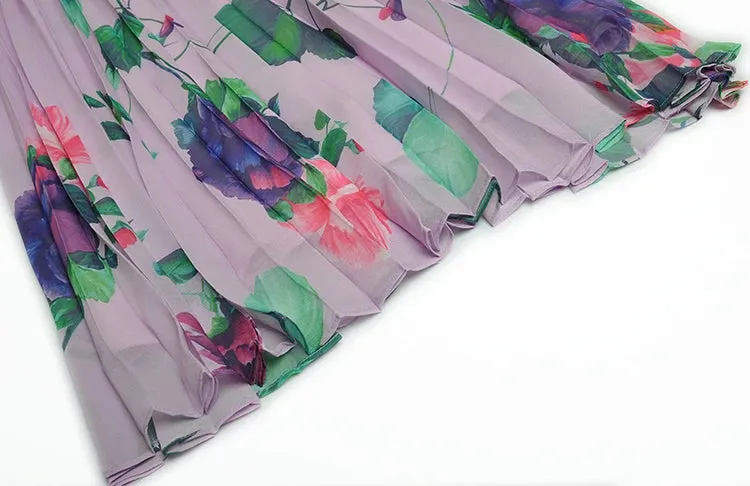 Lennon  Floral Print Elegant Dress