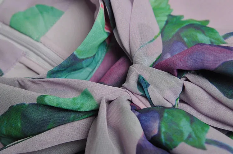 Lennon  Floral Print Elegant Dress