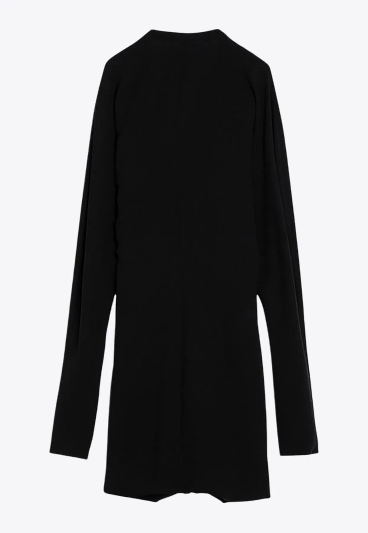 Light Crepe Ruffled Mini Dress