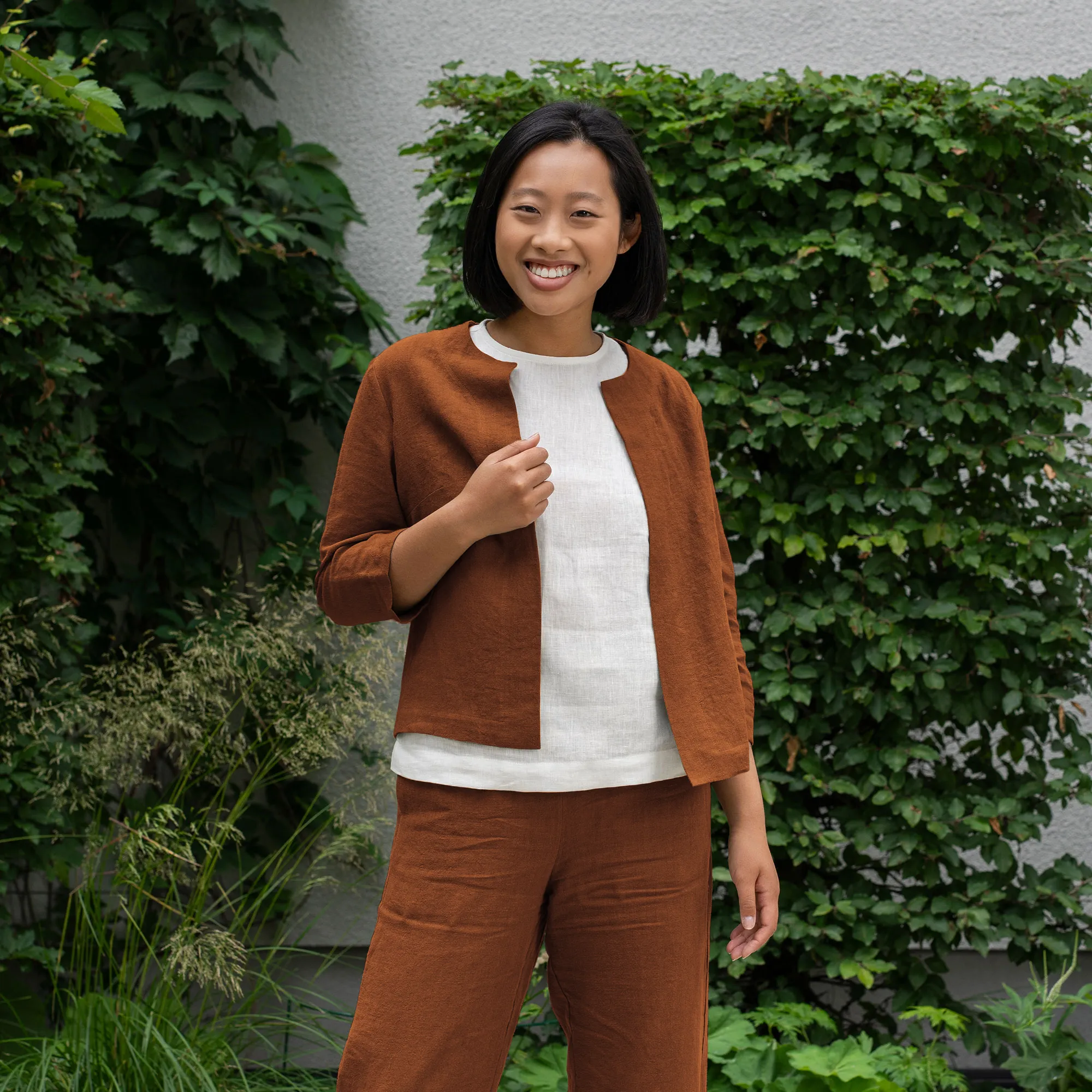 Light Linen Relaxed Jacket Eden