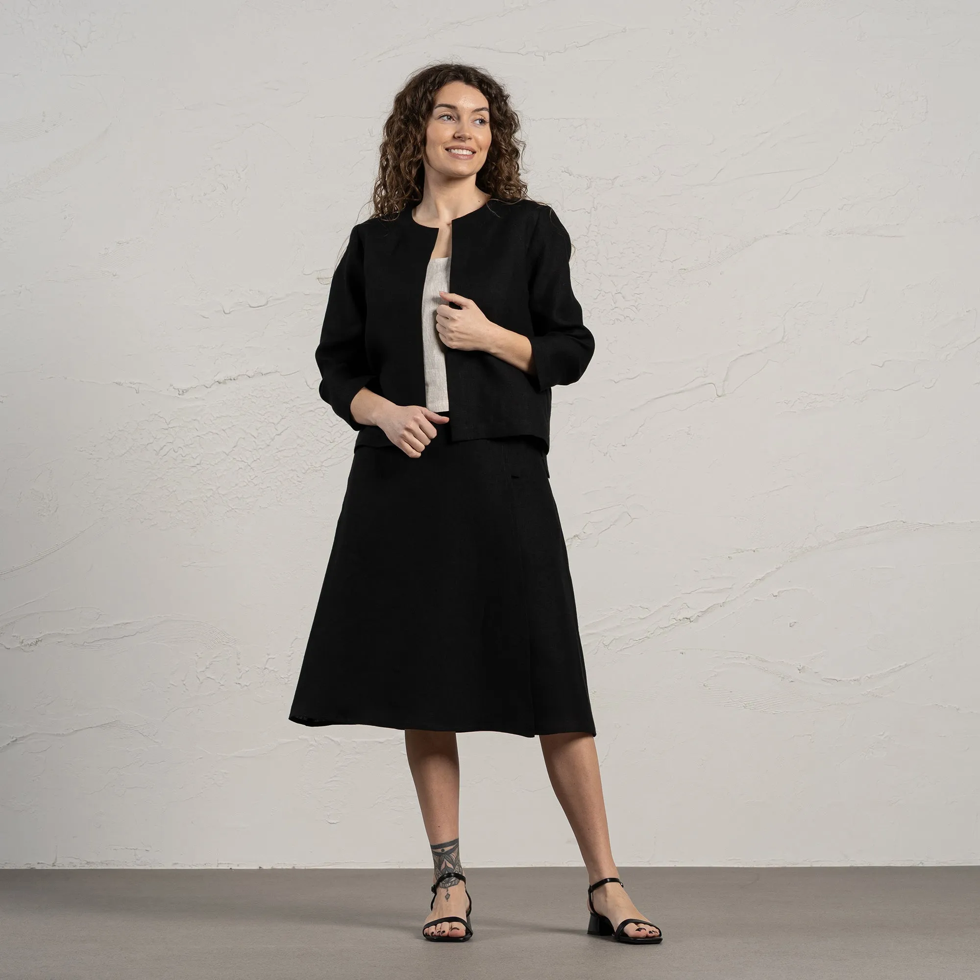 Light Linen Relaxed Jacket Eden