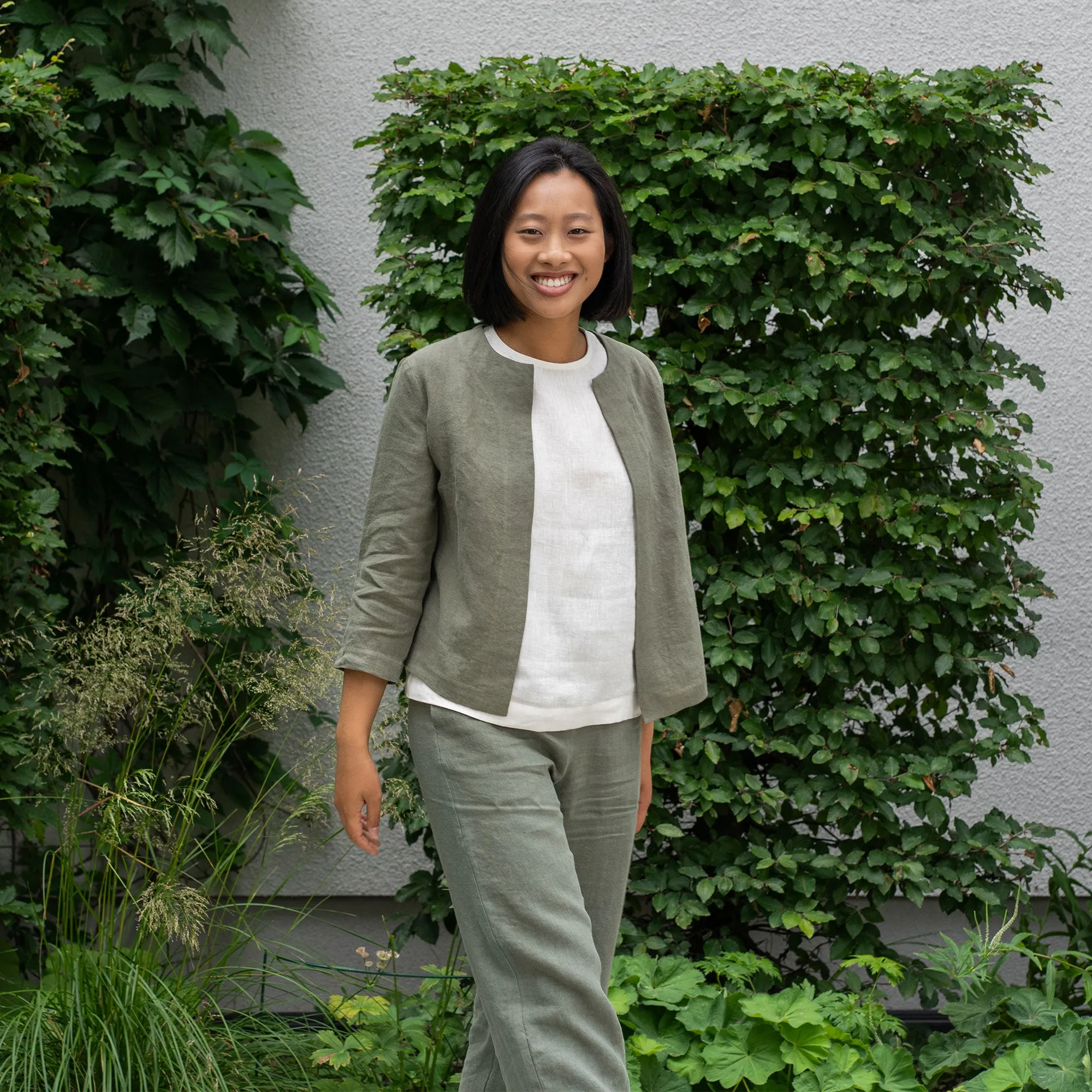 Light Linen Relaxed Jacket Eden
