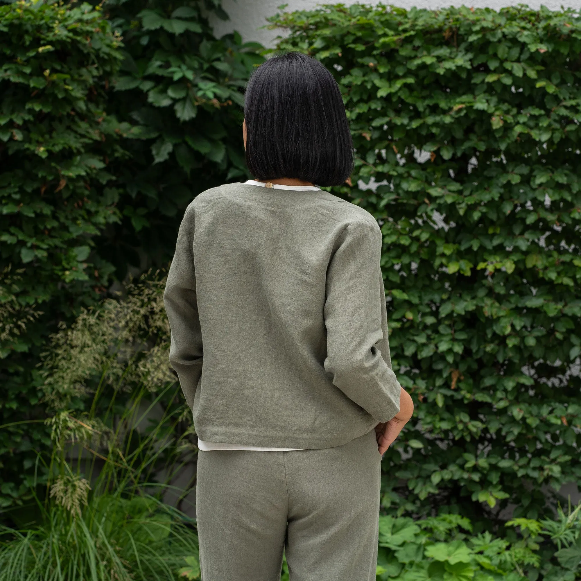 Light Linen Relaxed Jacket Eden