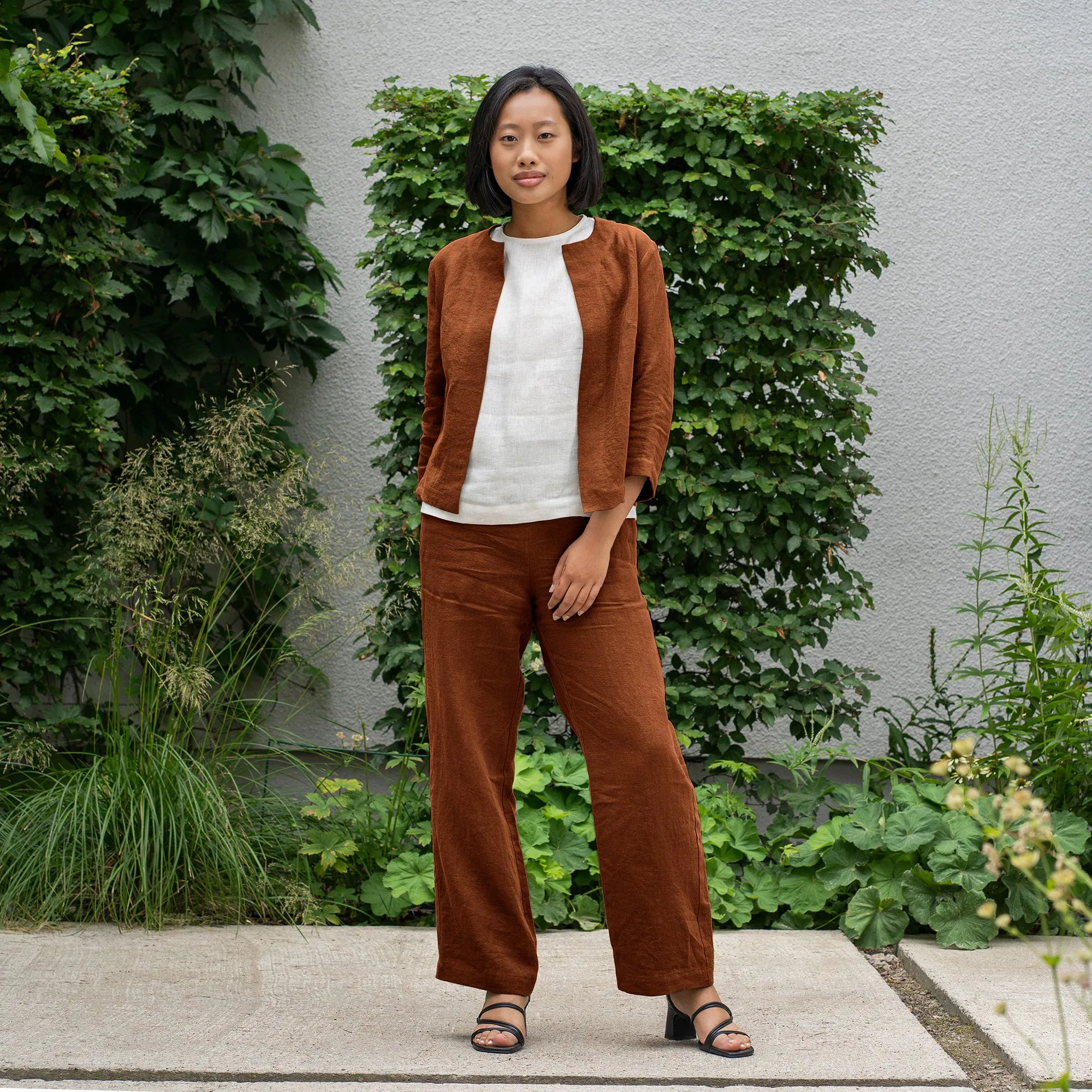 Light Linen Relaxed Jacket Eden