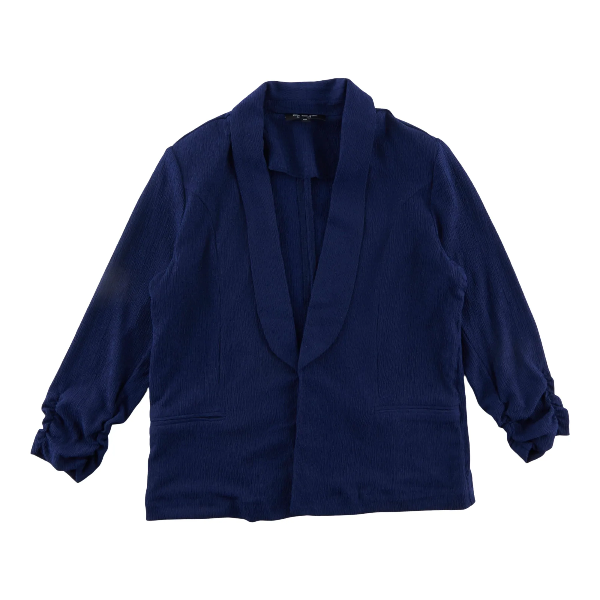 lily morgan Women's Solid Textured Blazer