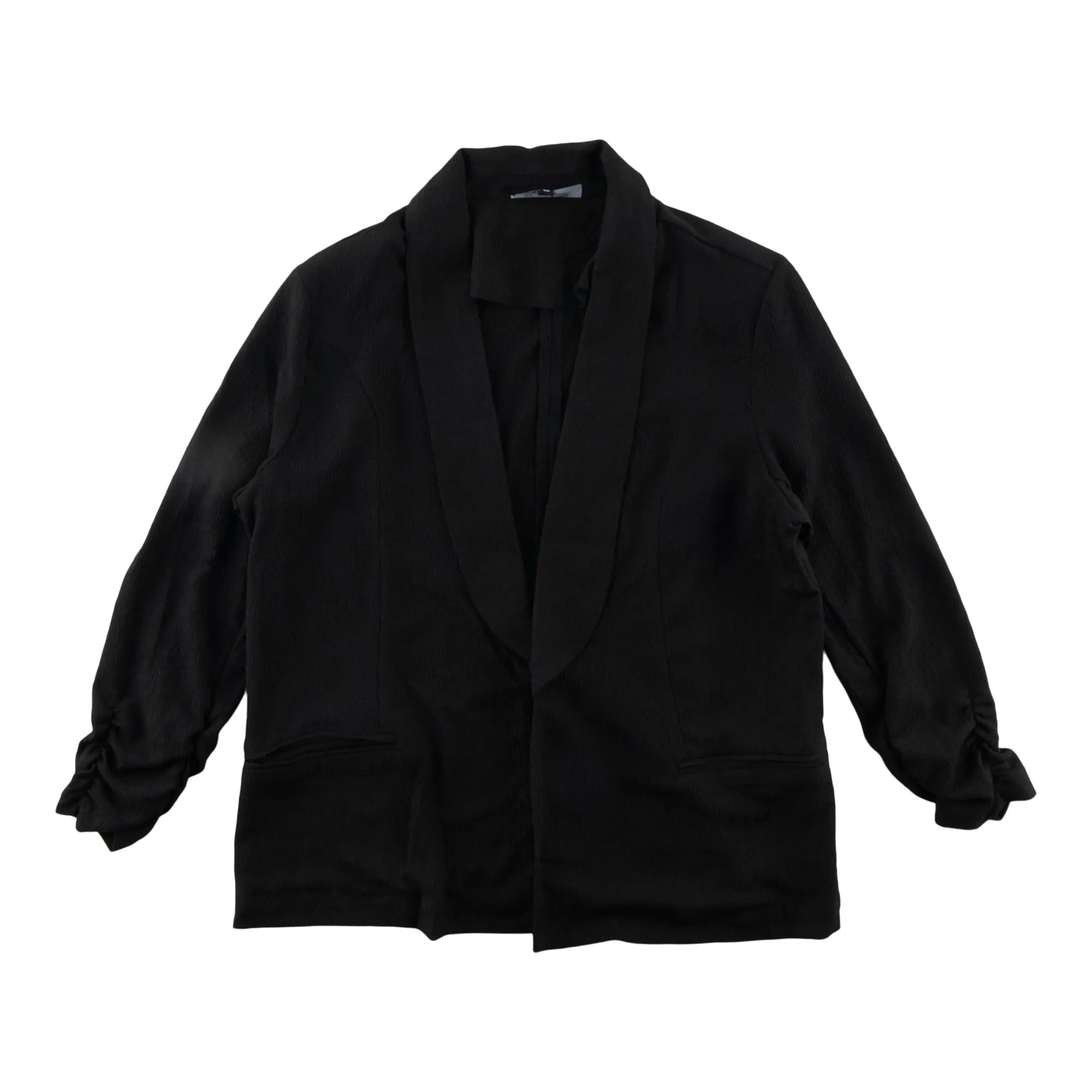 lily morgan Women's Solid Textured Blazer