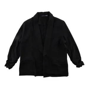 lily morgan Women's Solid Textured Blazer