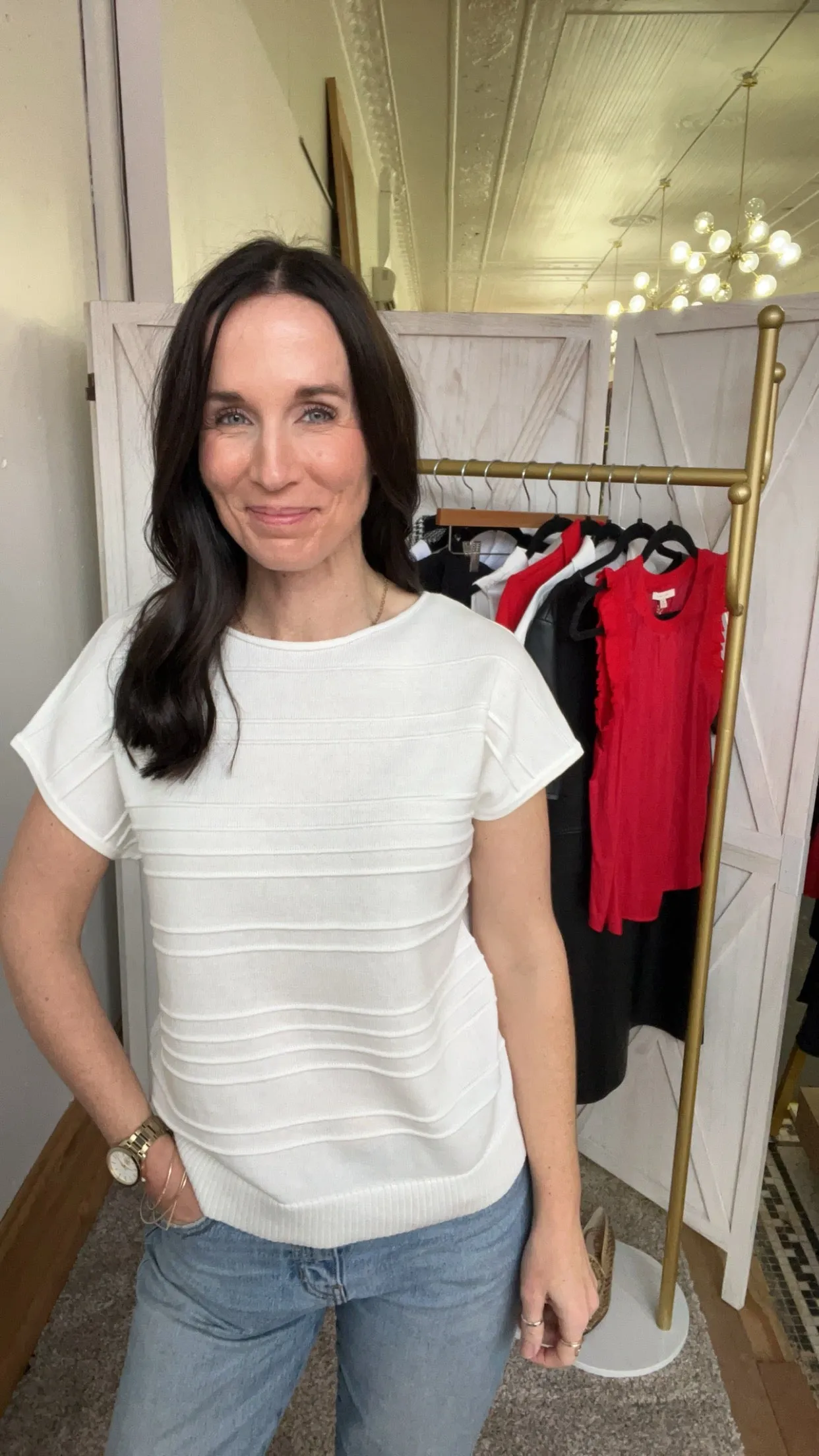 Melissa's Short Sleeve Sweater