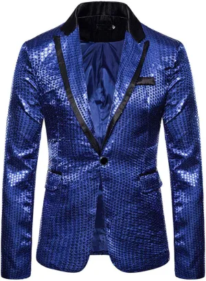 Mens Blazers Suit Print Tops Men's Wedding Coat Casual Stylish Party Business Outwear Men's Coats & Jackets Led