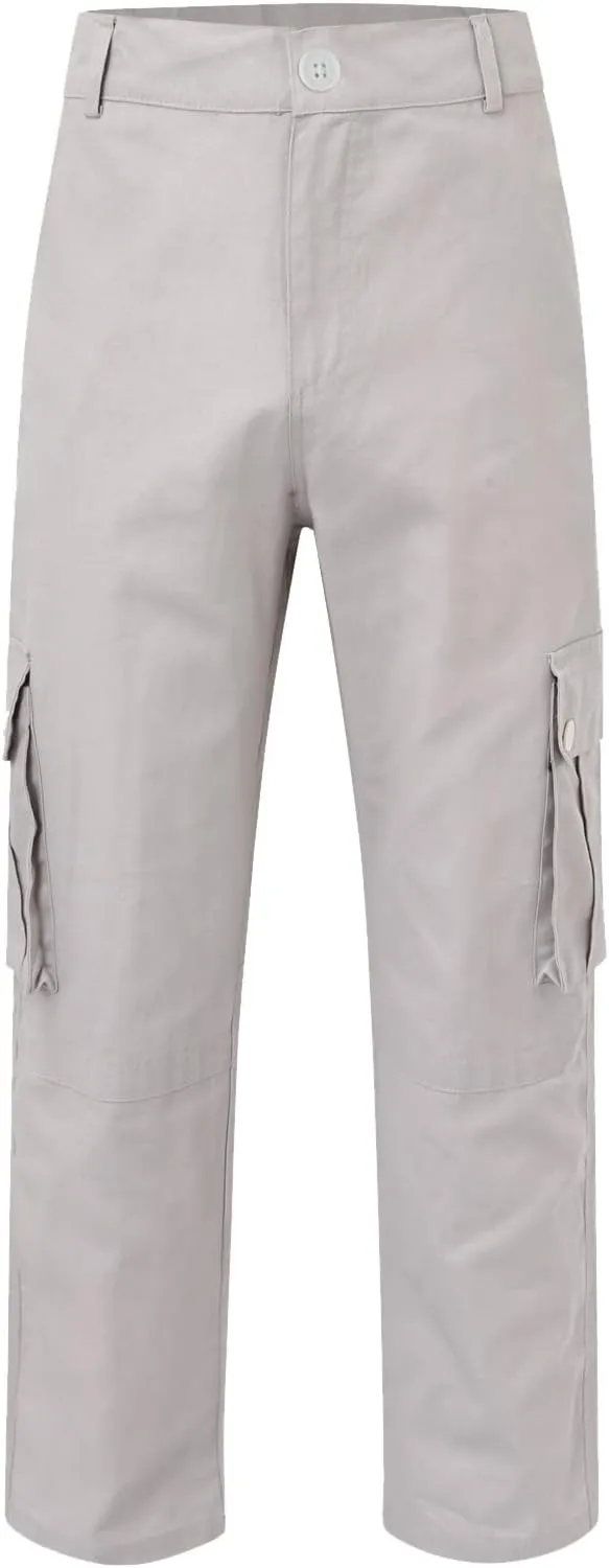 Men's Cargo Pants Casual Multi Pockets Twill Chino Pants Athletic Sweatpant Loose-Fit Classic Lightweight Daily Wear