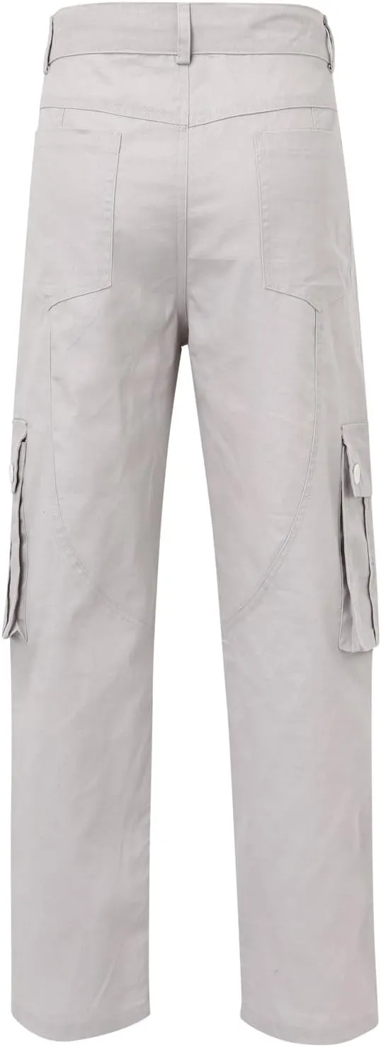 Men's Cargo Pants Casual Multi Pockets Twill Chino Pants Athletic Sweatpant Loose-Fit Classic Lightweight Daily Wear
