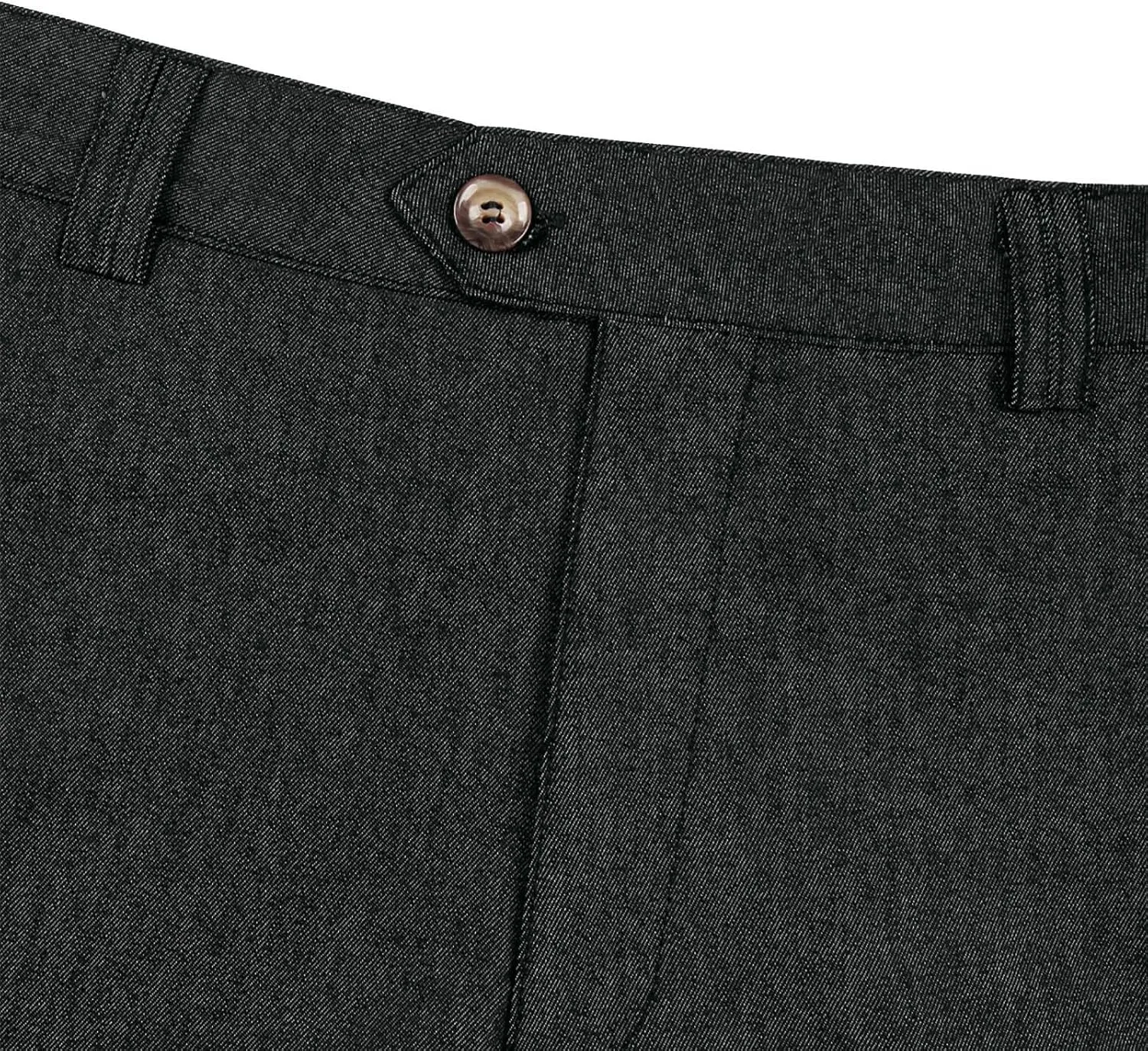 Mens Classic Stretch Flat Front Dress Pants Slim Fit Lightweigh Business Suit Trousers Daliy Streetwear with Pockets