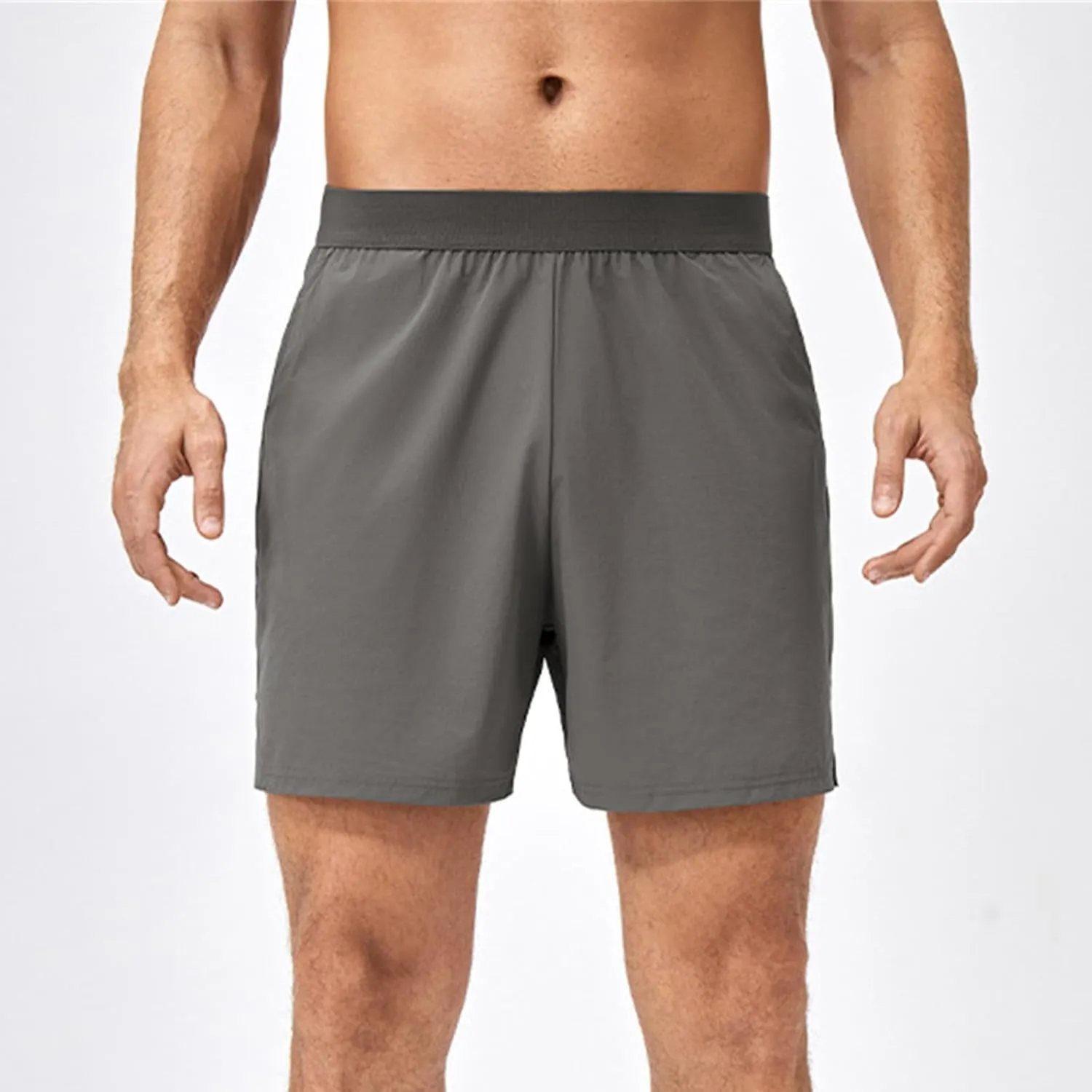Men's Stretch Workout Shorts Quick Dry Breathable Comfy Shorts Summer Slim Fit Casual Pants for Outdoor Daily Sports