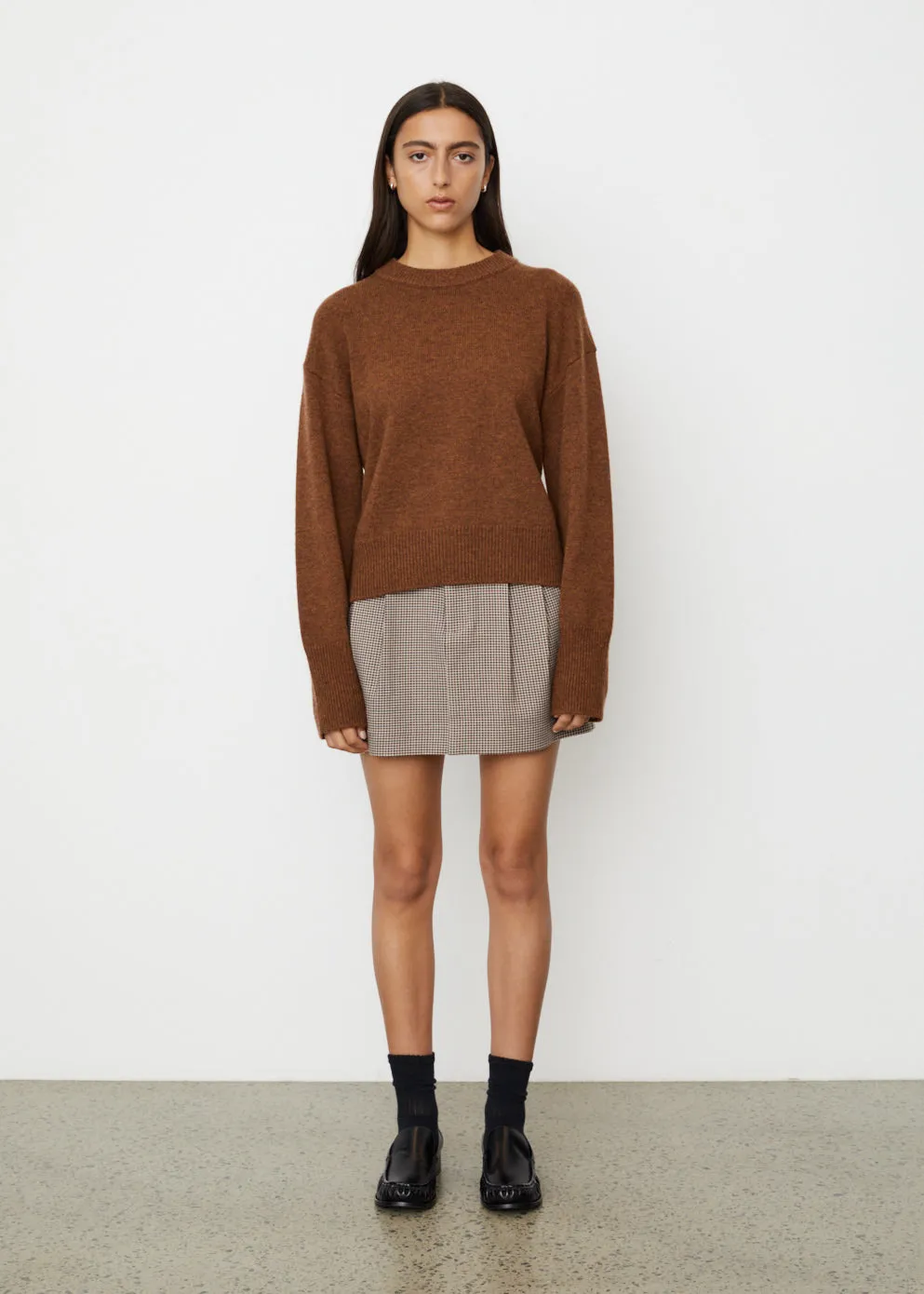 Michelle Mini Check Skirt