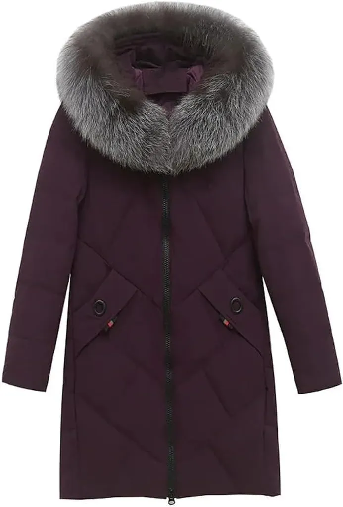Middle-Aged Women's Winter Cotton-Padded Coat, Warm And Thickened Down-Padded Coat, Mother's Winter Large Size Coat