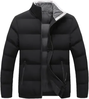 Niiyyjj Winter Men Warm Jacket Coat Casual Thick Parkas Men's Cotton Padded Jacket Business Overcoat
