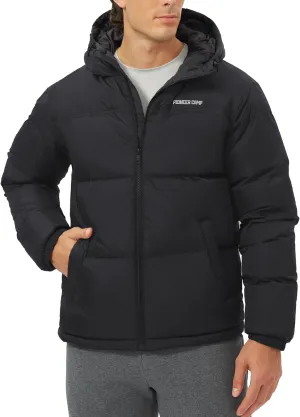Pioneer Camp Men's Down Jacket 700 Fill Winter Insulated Puffer Jacket Waterproof Puffy Coat with Hood