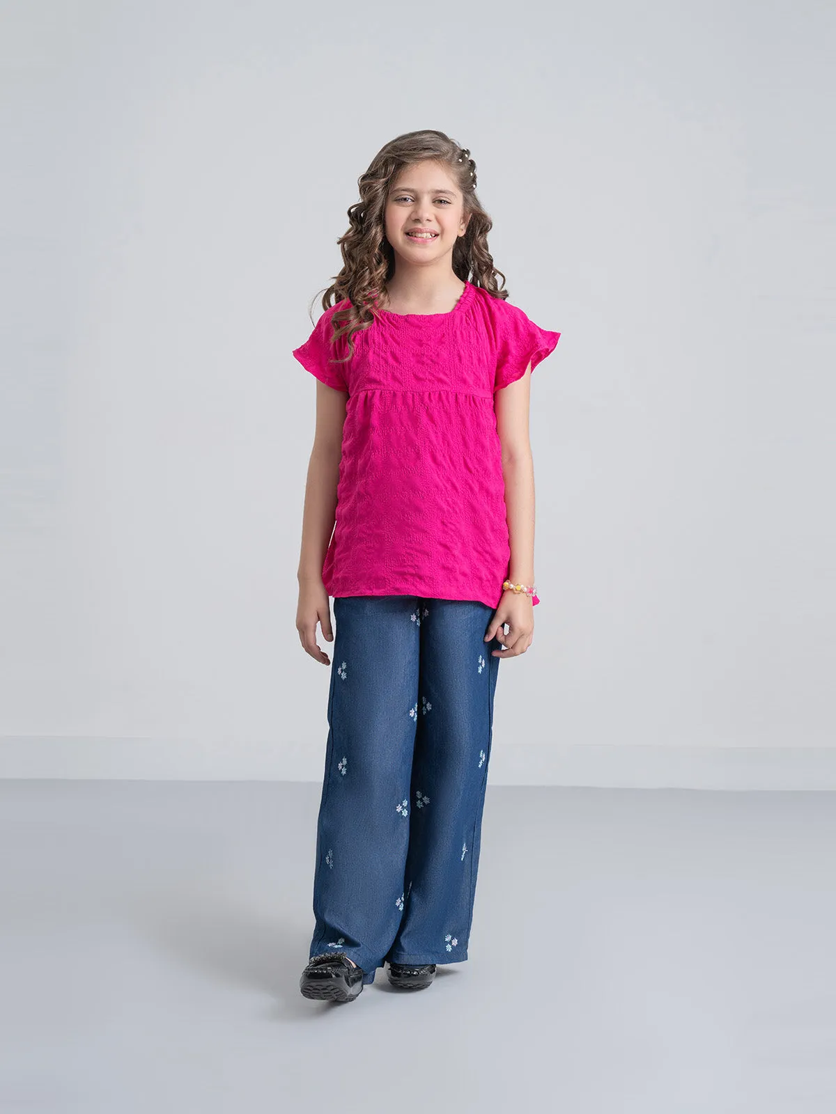 "RONIT" Unique Regular Fit Cotton Tops