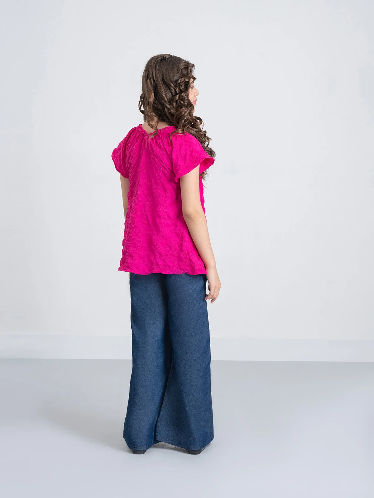 "RONIT" Unique Regular Fit Cotton Tops