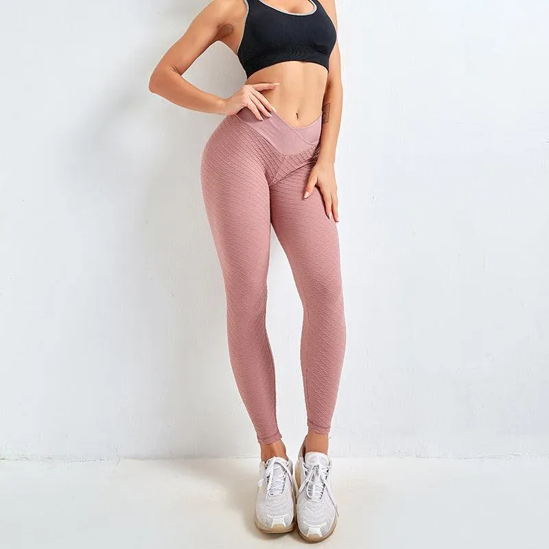 Seamless Fitness Pants Three-dimensional Shaping And Hip Lifting Yoga Pants
