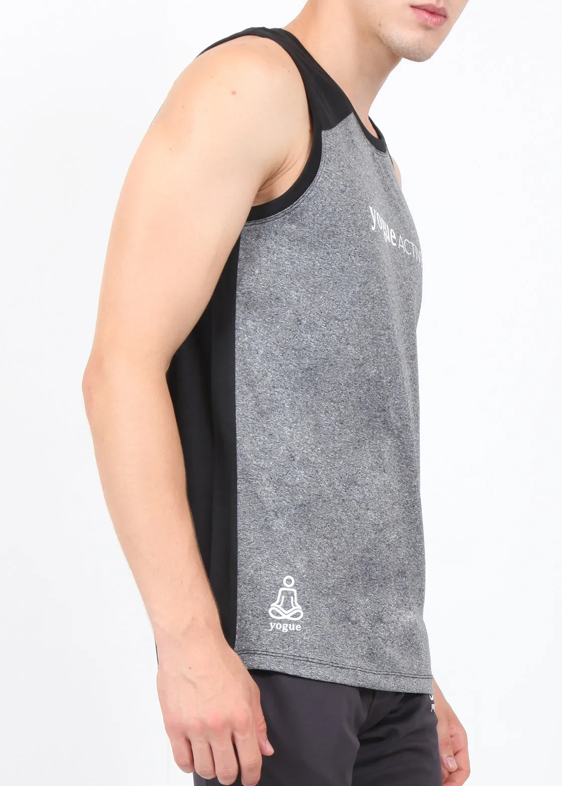 Silver Black Sleeveless