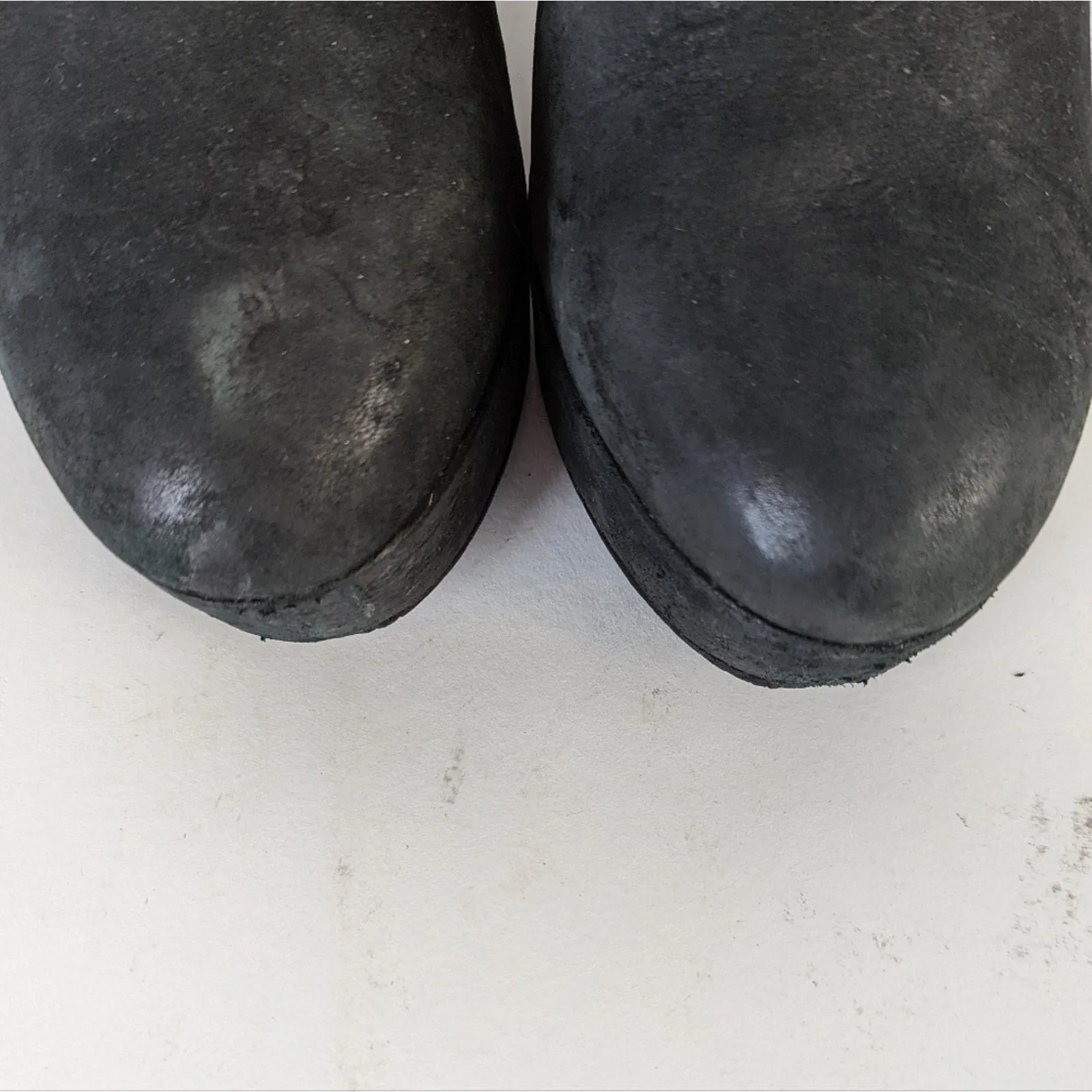 Steve Madden Raspy Black Suede Chunky Ankle Boots -  8.5