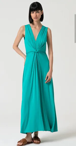 Surkana Strappy Dress With Knot Detail