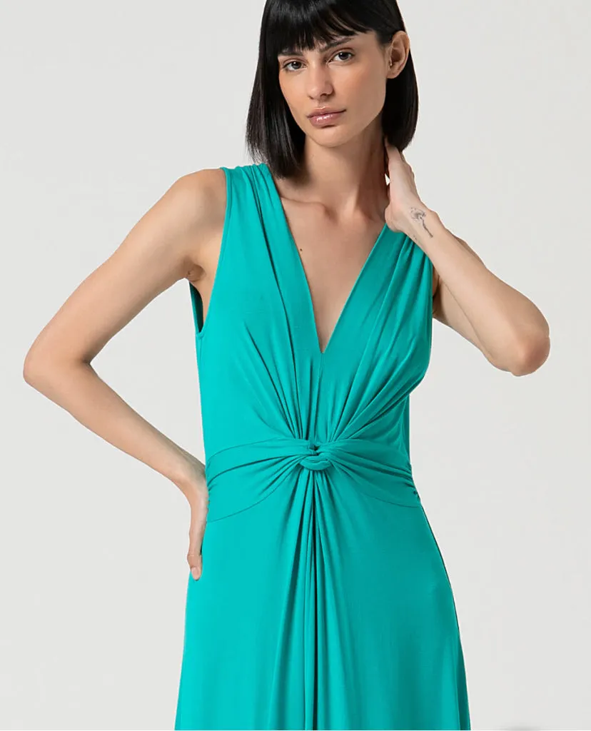 Surkana Strappy Dress With Knot Detail