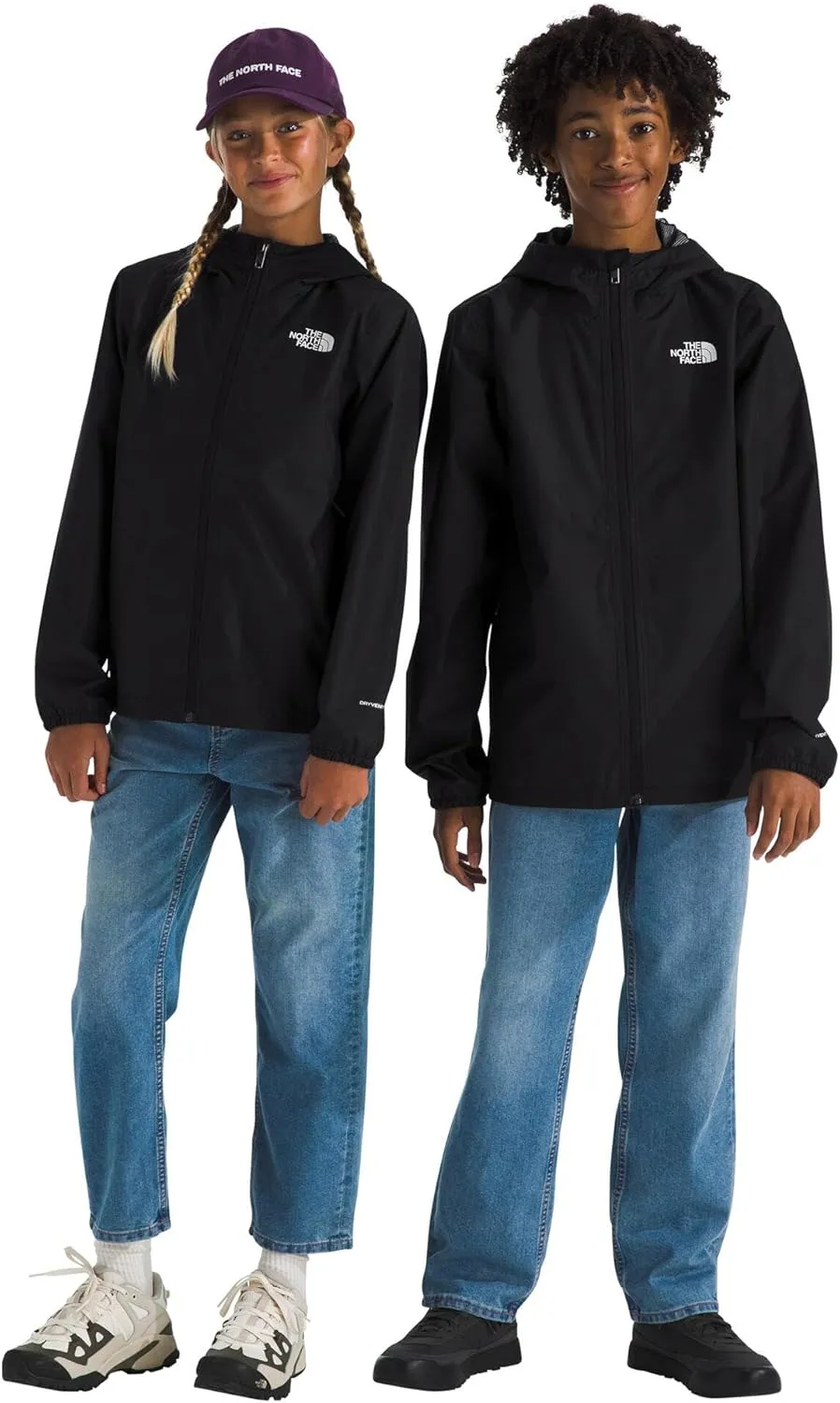 THE NORTH FACE Unisex Kid's Zipline Jacket Waterproof Rain Coat