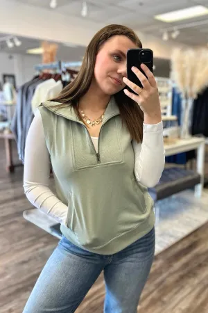 Thyme Sleeveless Sweatshirt