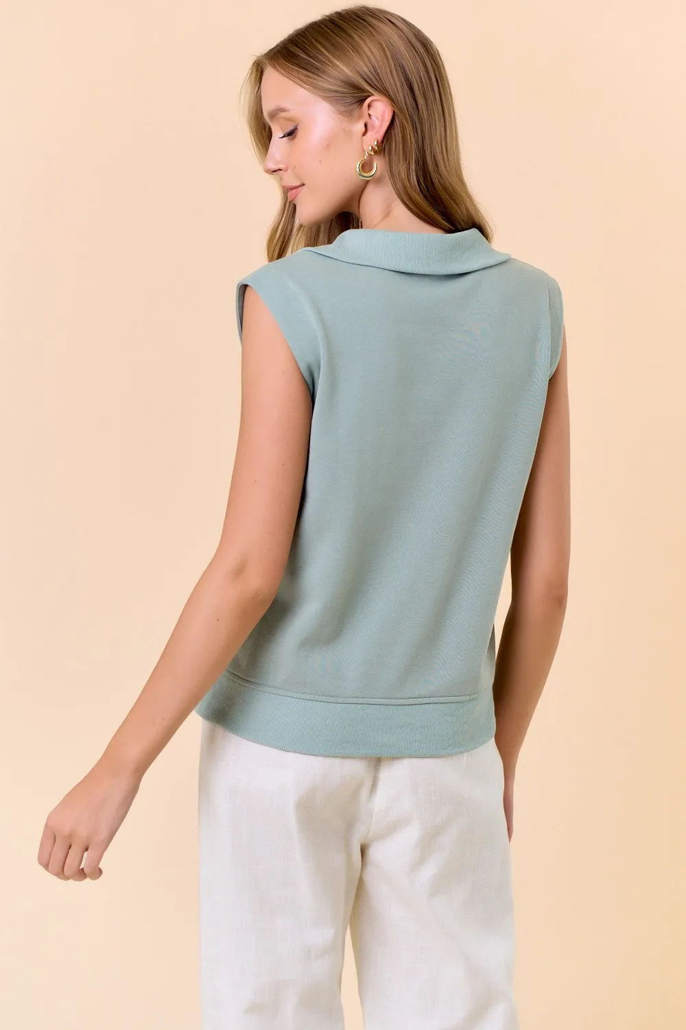 Thyme Sleeveless Sweatshirt