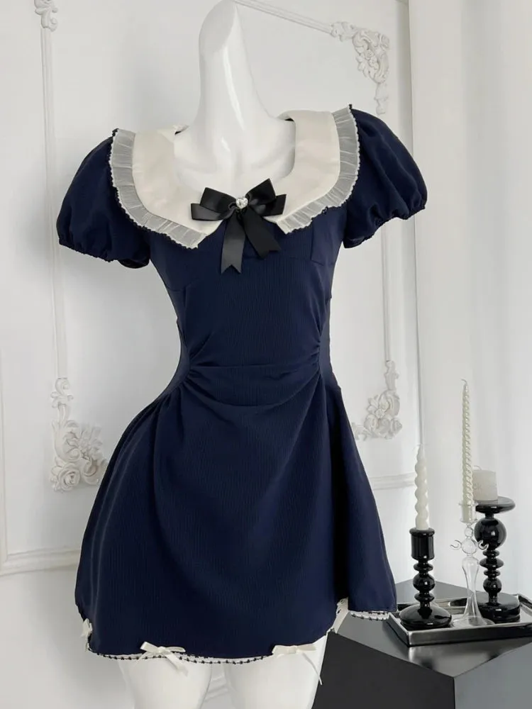 Timeless Beauty Bow Mini Dress