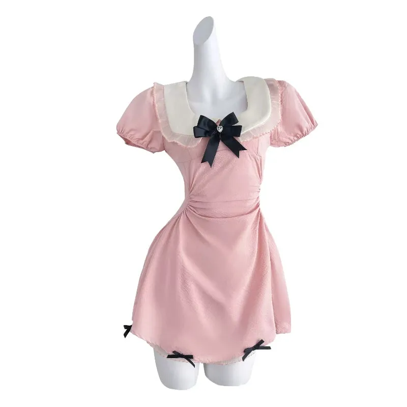 Timeless Beauty Bow Mini Dress