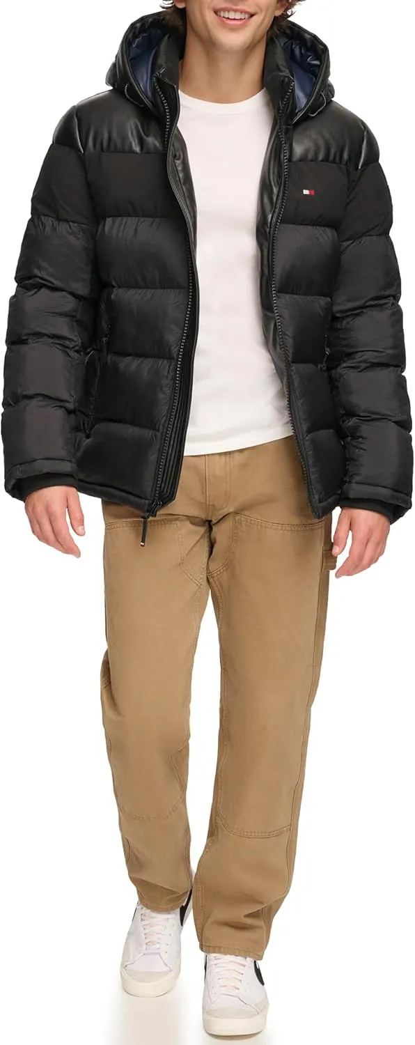 Tommy Hilfiger Men's Hooded Puffer Jacket (Standard and Big & Tall)