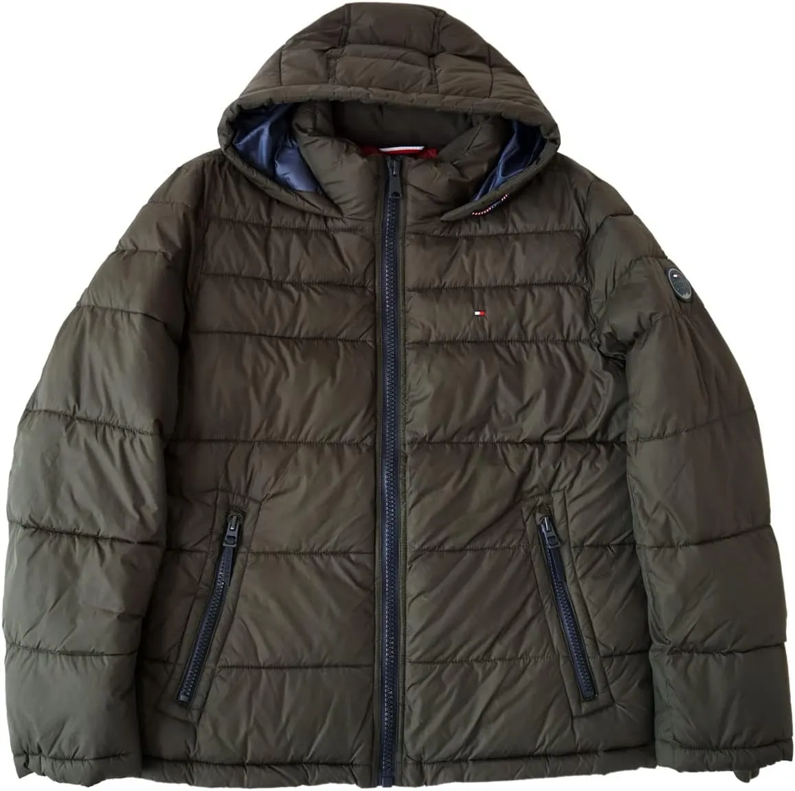 Tommy Hilfiger Men's Hooded Puffer Jacket (Standard and Big & Tall)