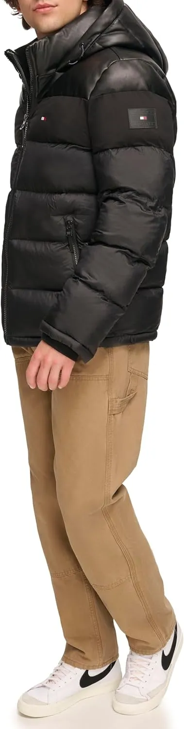 Tommy Hilfiger Men's Hooded Puffer Jacket (Standard and Big & Tall)