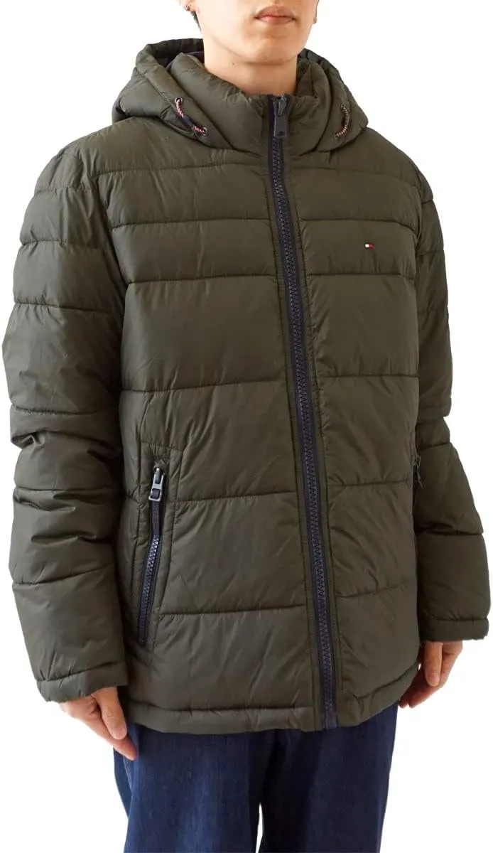 Tommy Hilfiger Men's Hooded Puffer Jacket (Standard and Big & Tall)