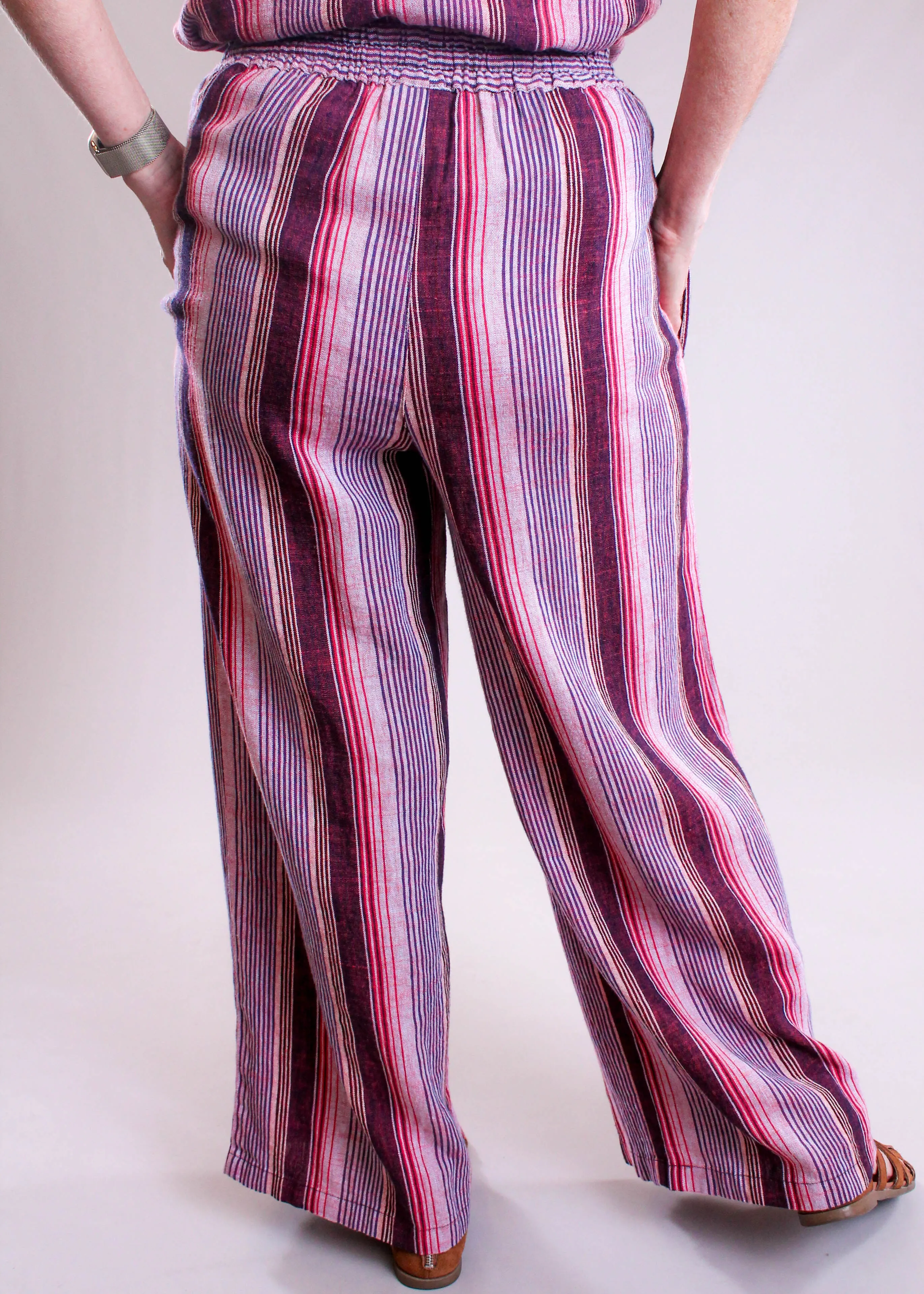 Tribal Sportswear Pull On Crop Pant with Drawcord