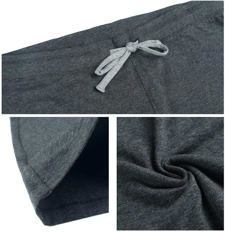 U2SKIIN 2 Pack Pajama Pants for Women Soft, 100% Cotton Comfortable Womens Lounge Lightweight Sleep Pj Bottoms
