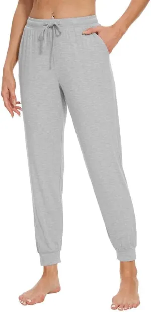 WiWi Pajama Pants for Women Soft Viscose from Bamboo Comfortable Womens Lightweight Sleep Pj Bottoms S-XXL