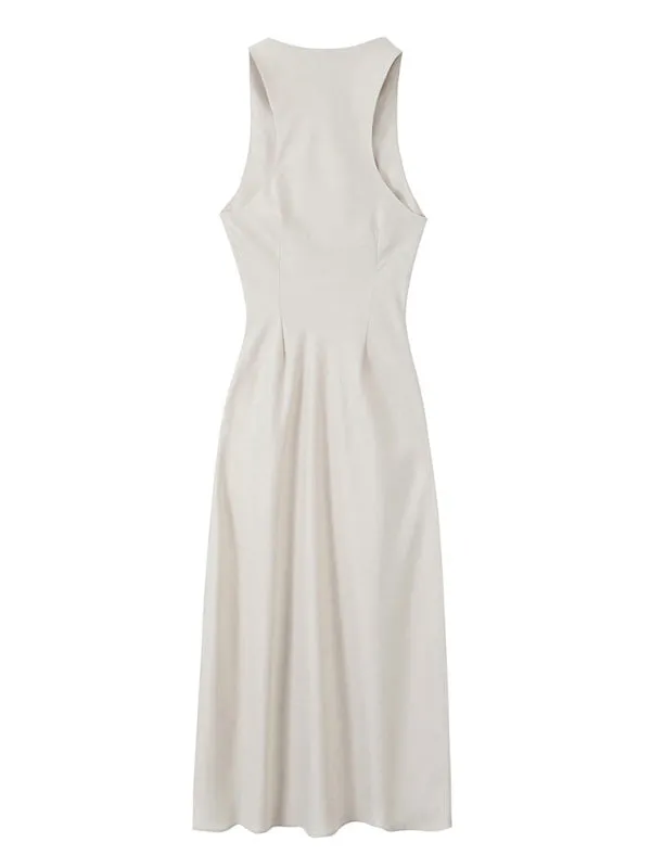 Women's Elegant Slim Midi Dress