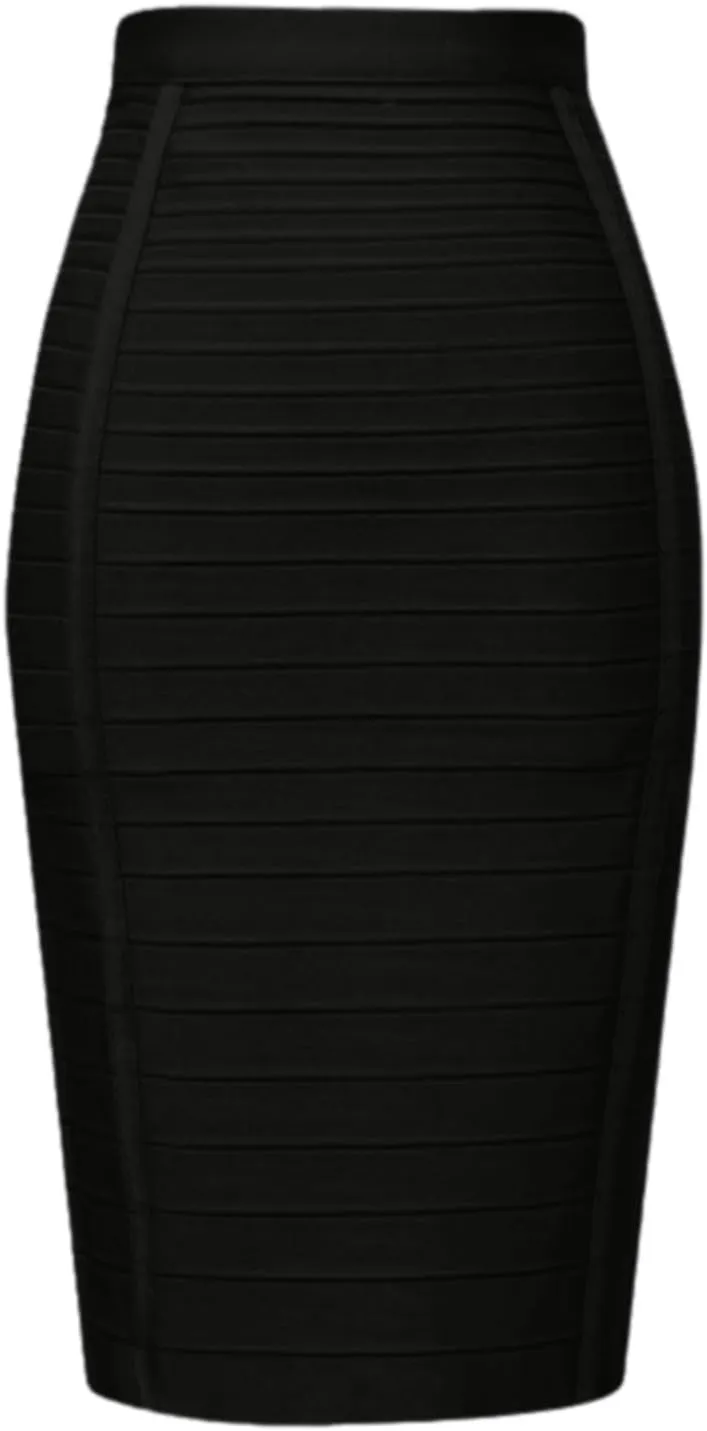 Womens Pencil Skirt, Work Skirts for Women Office Zipper Midi Skirt with Pockets Wedding Guest High Waisted Dressy Skirts