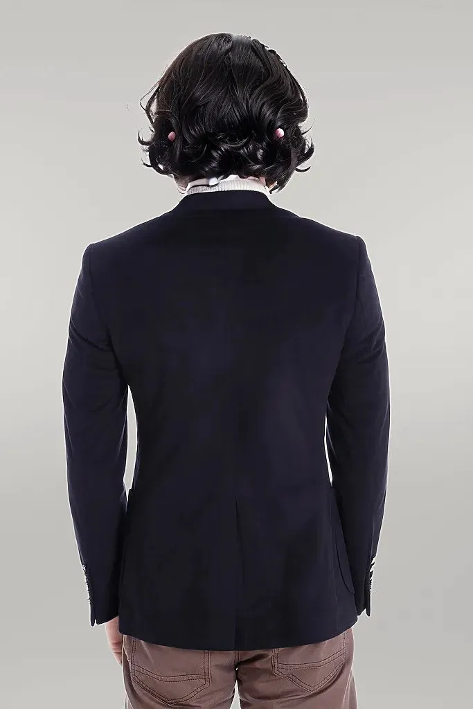 WSS Bag Pocket Rigging Velvet Black Jacket- - Singen